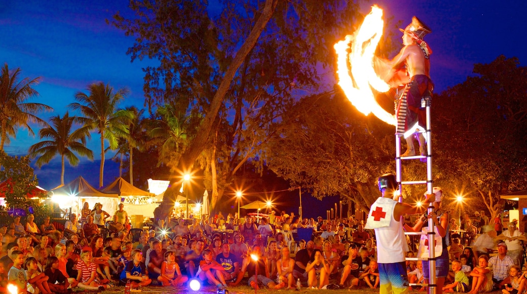 Mindil Beach which includes street performance, nightlife and performance art