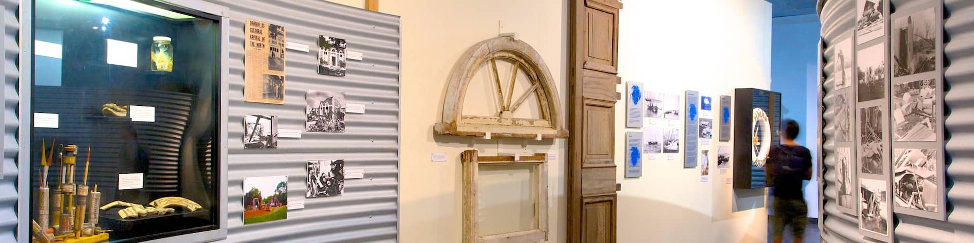 Museum and Art Gallery of the Northern Territory which includes interior views