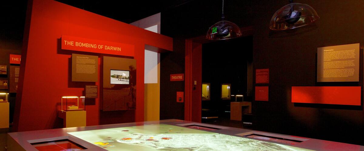 Defence Of Darwin Experience showing interior views