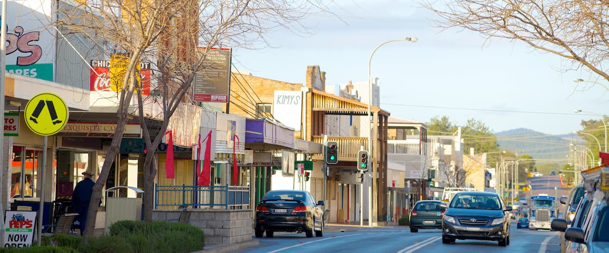 Hunter Valley ofreciendo una ciudad y escenas urbanas