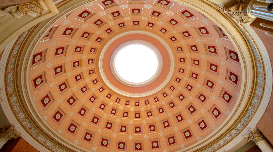 Hungarian National Museum showing interior views