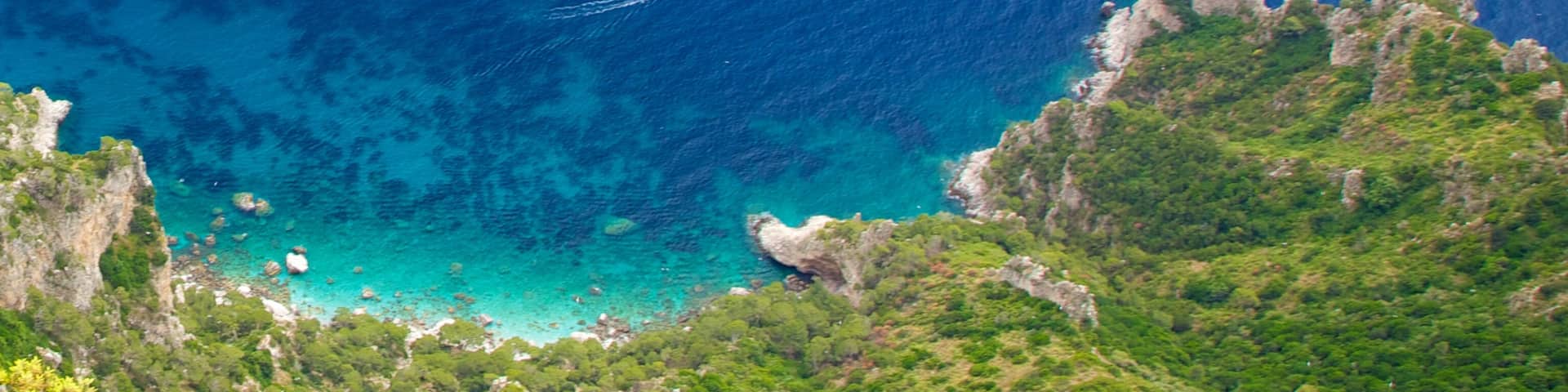 Mount Solaro showing landscape views, general coastal views and boating