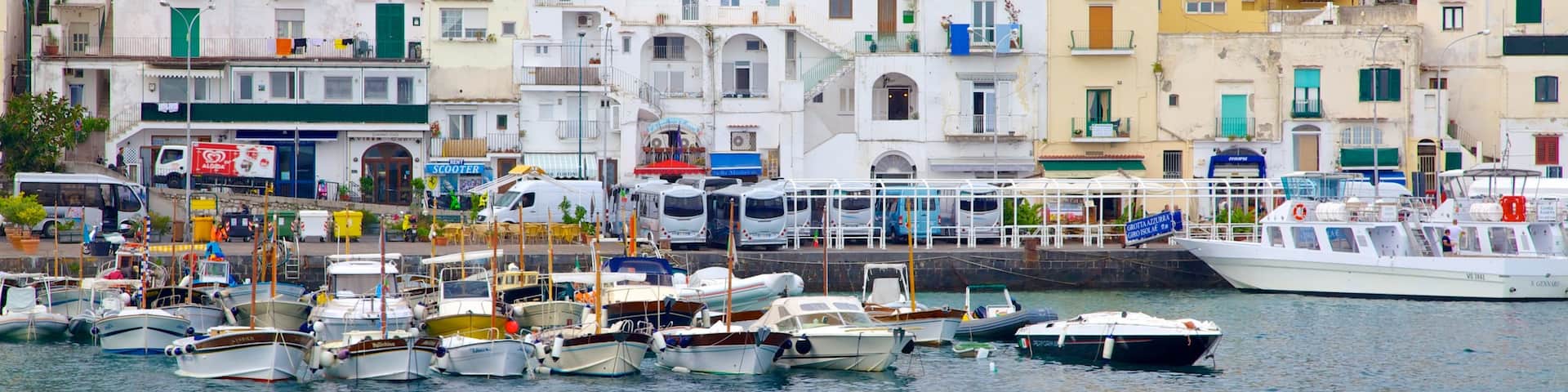 Capri featuring a marina, general coastal views and a house