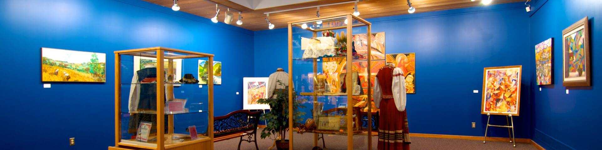Ukrainian Museum of Canada which includes interior views