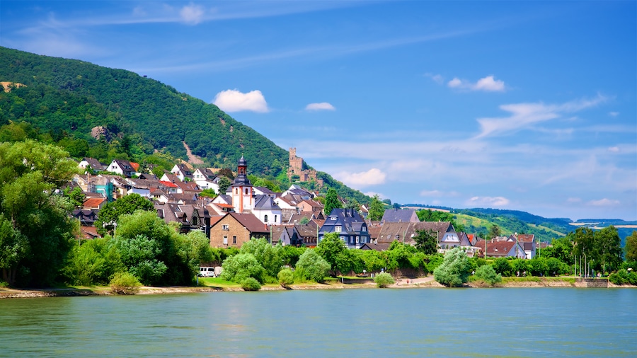 Ahr - Middle Rhine featuring a coastal town