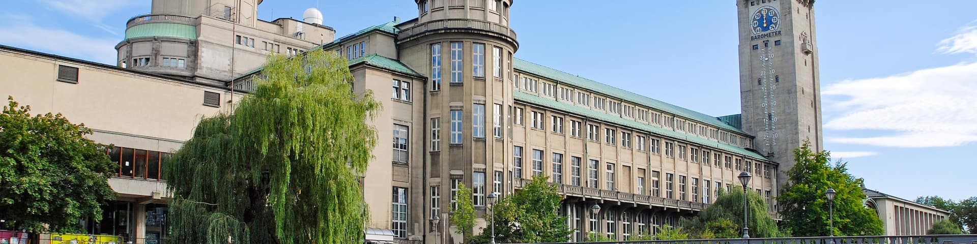 Deutsches Museum which includes heritage architecture, a river or creek and a bridge