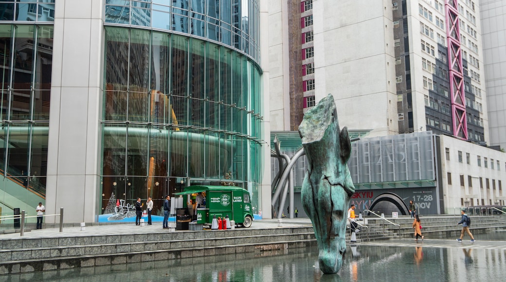 Taikoo which includes a fountain, a city and street scenes