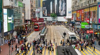 Causeway Bay which includes a city and street scenes