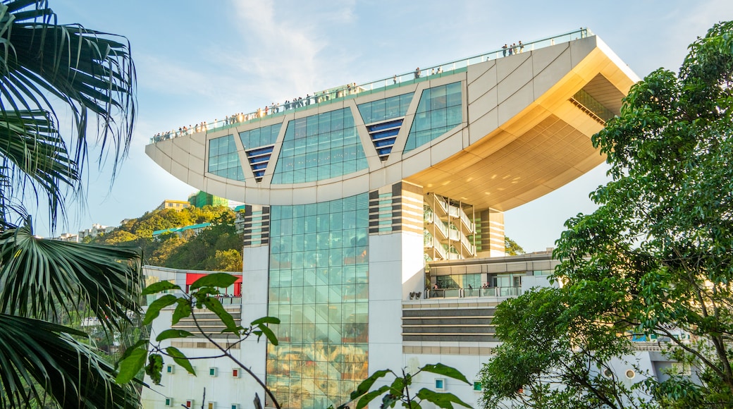 Peak Tower featuring modern architecture and views