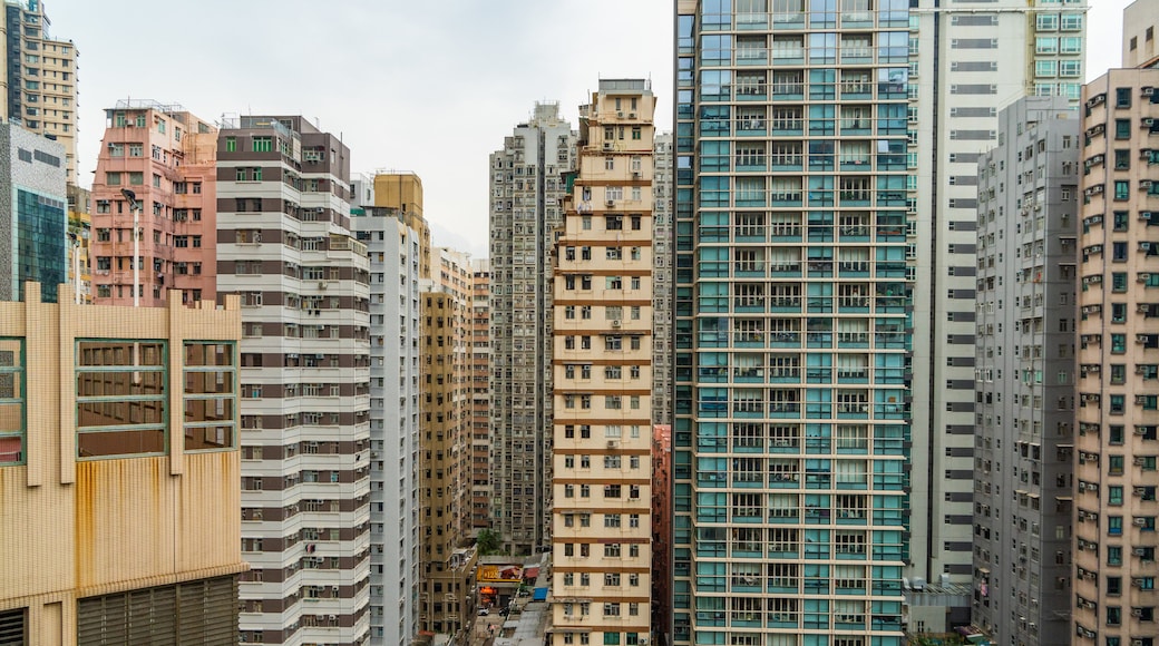 Sai Wan which includes a city and a skyscraper