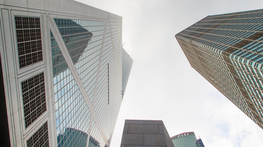 Bank of China Tower showing a high rise building and a city