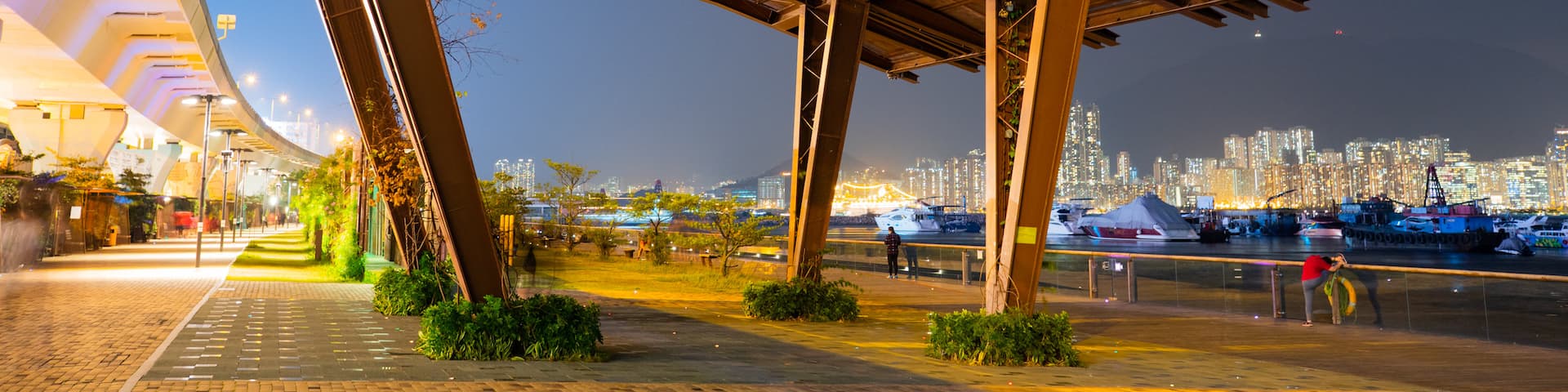 Paseo marítimo Kwun Tong, Kowloon, RAE de Hong Kong