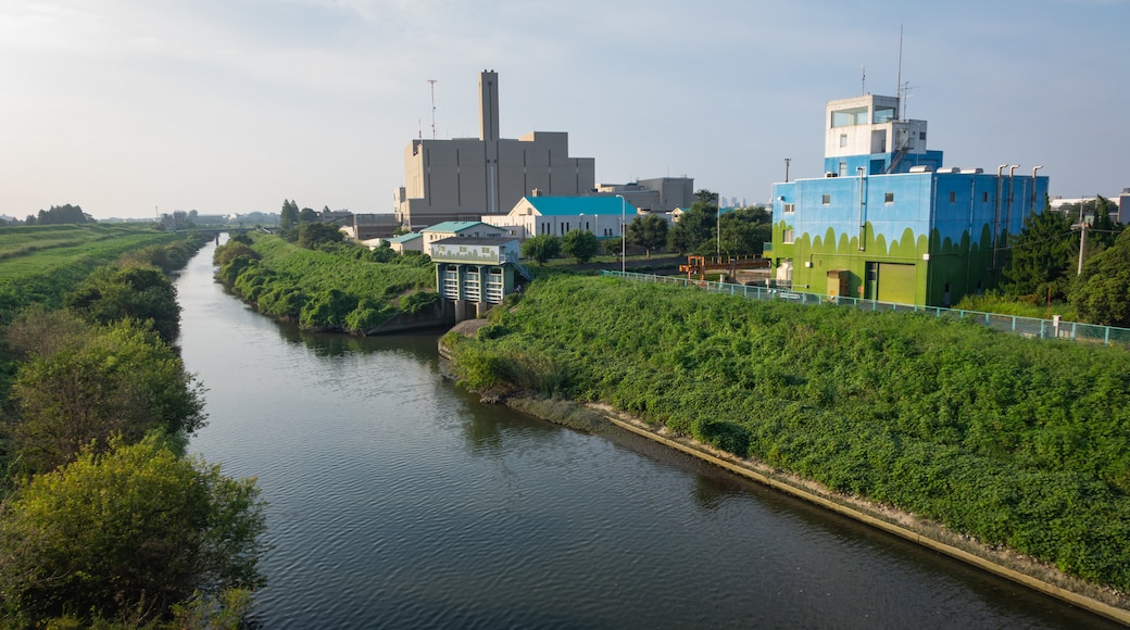 Saitama showing a sunset, a river or creek and landscape views