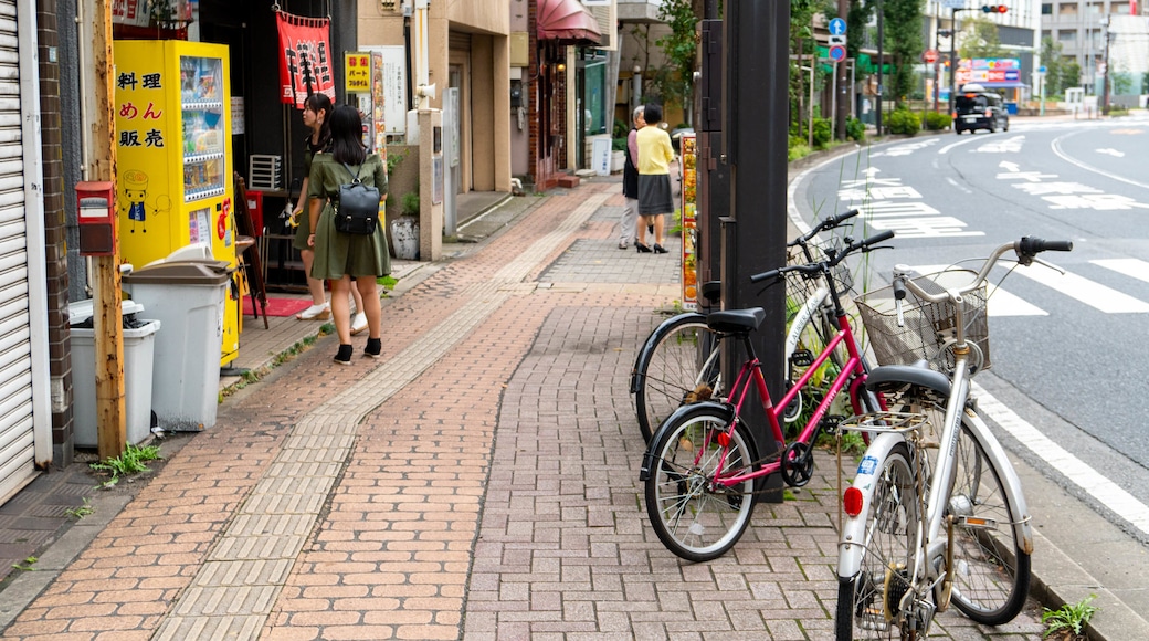 Chiba which includes street scenes