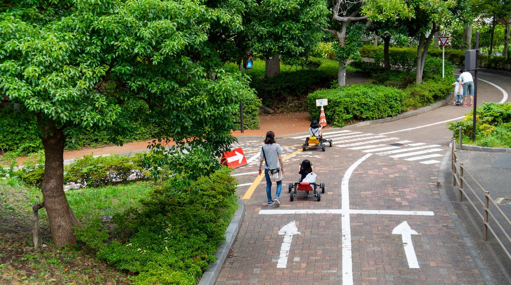 Wakashio Park showing a garden