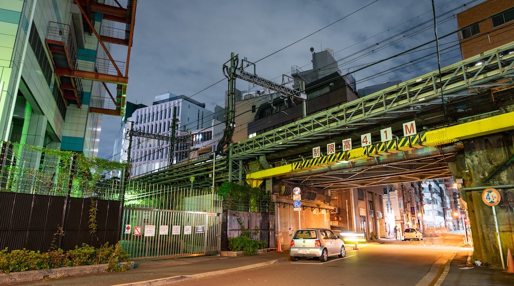 Kanda which includes night scenes, a bridge and a city