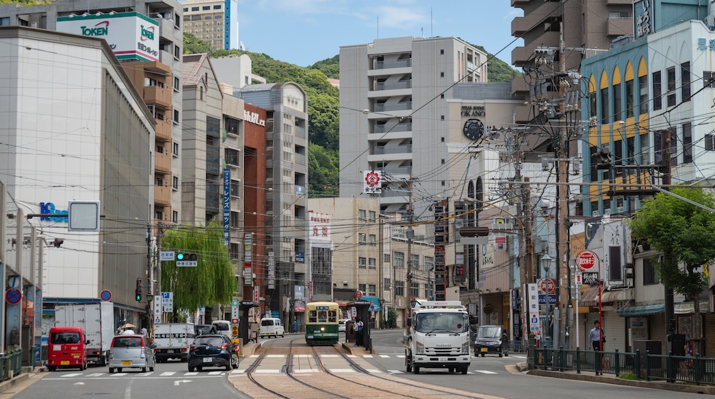 Ryukyu Islands which includes a city and street scenes