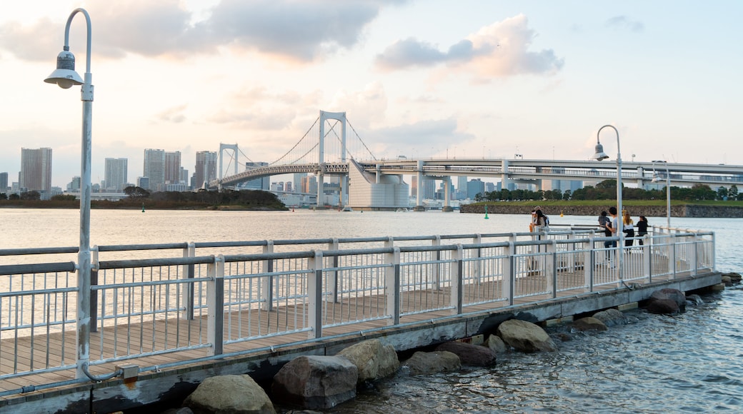 Park en Strand van Odaiba