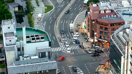 Kyoto featuring a city