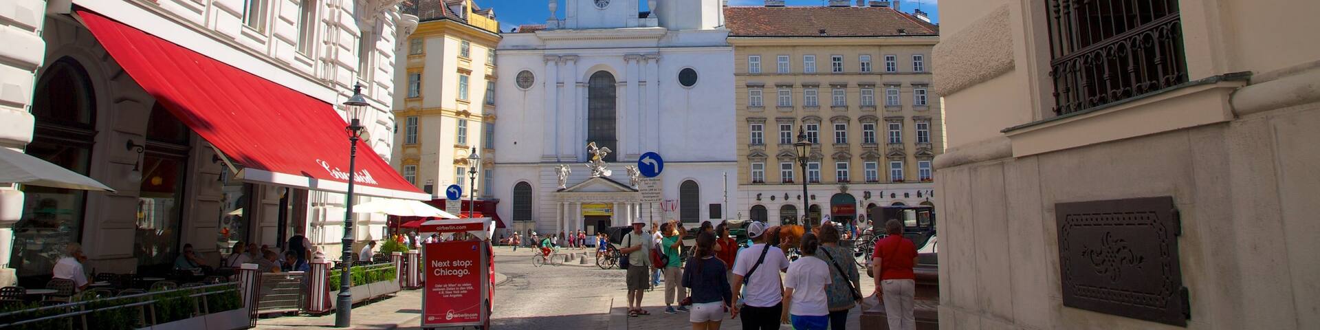 Hofburg Imperial Palace showing a city, heritage elements and heritage architecture