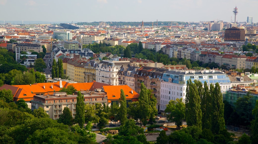 Wiener Prater showing a city