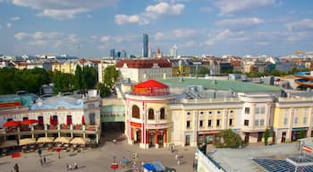 Wiener Prater ofreciendo vistas panorámicas, una ciudad y una plaza