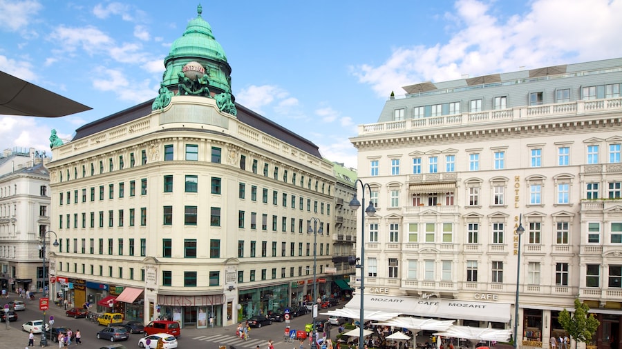 Albertina montrant ville et scènes de rue