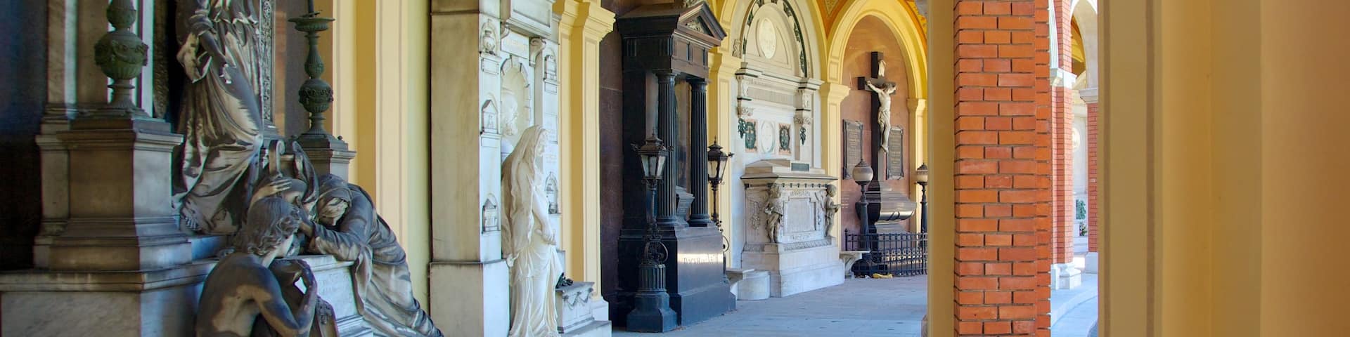 Central Cemetery featuring religious elements, heritage architecture and heritage elements