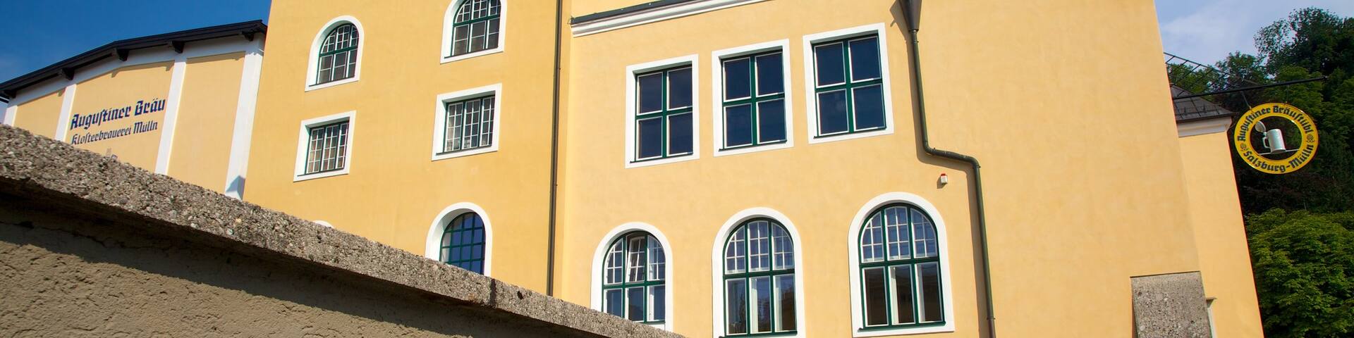 Augustiner Brewery featuring heritage elements