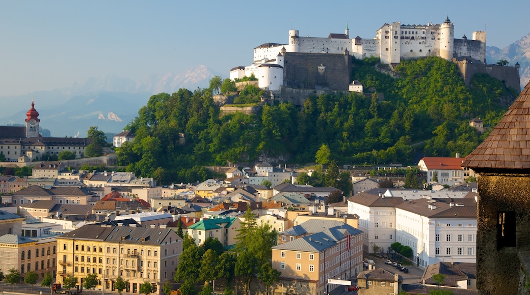 Kapuzinerberg Hill featuring heritage elements, heritage architecture and a castle