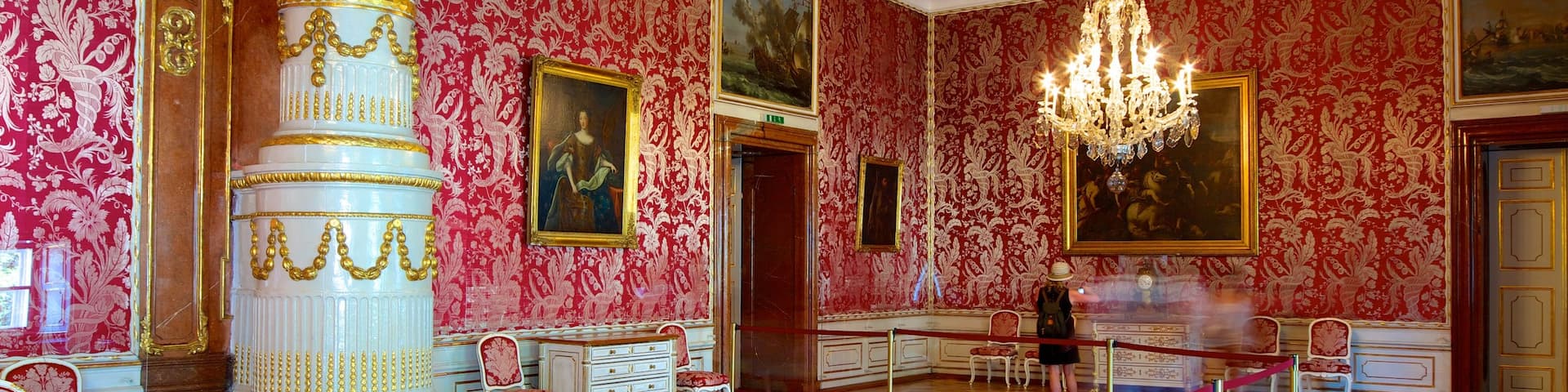 Salzburger Residenz welches beinhaltet Kunst, historische Architektur und Burg