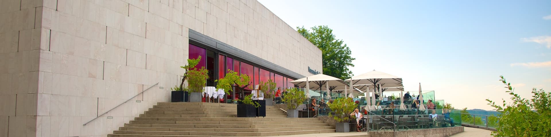 Museum der Moderne Mönchsberg welches beinhaltet moderne Architektur