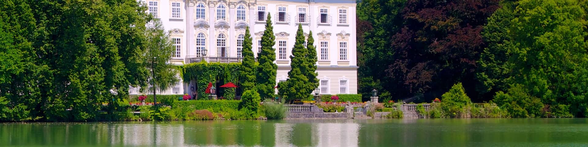 Leopoldskron Palace featuring heritage architecture, heritage elements and a castle