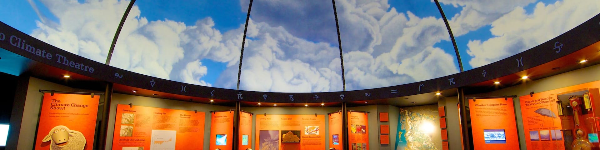 Royal BC Museum featuring interior views