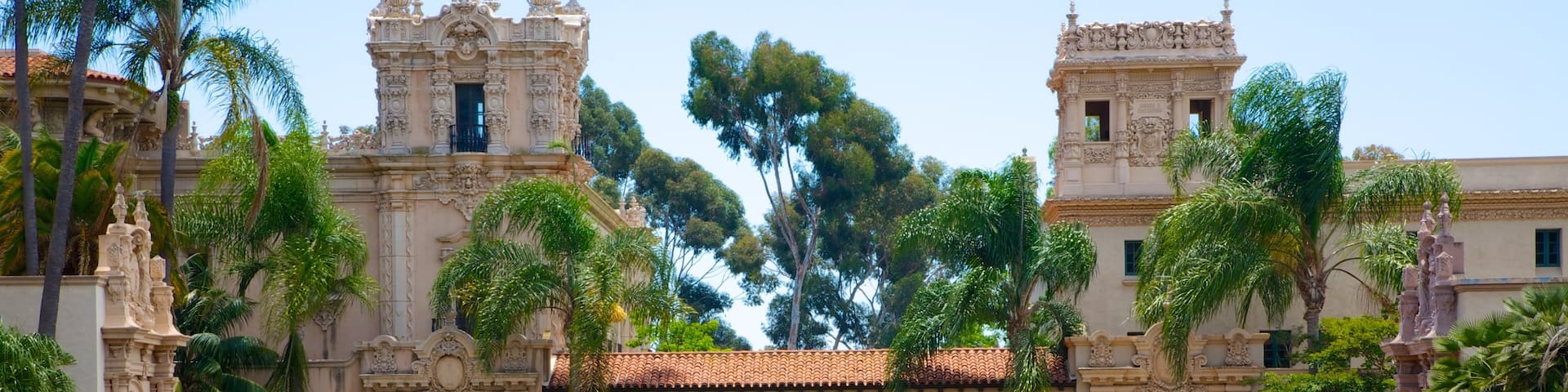 Balboa Park das einen historische Architektur, Park und Teich