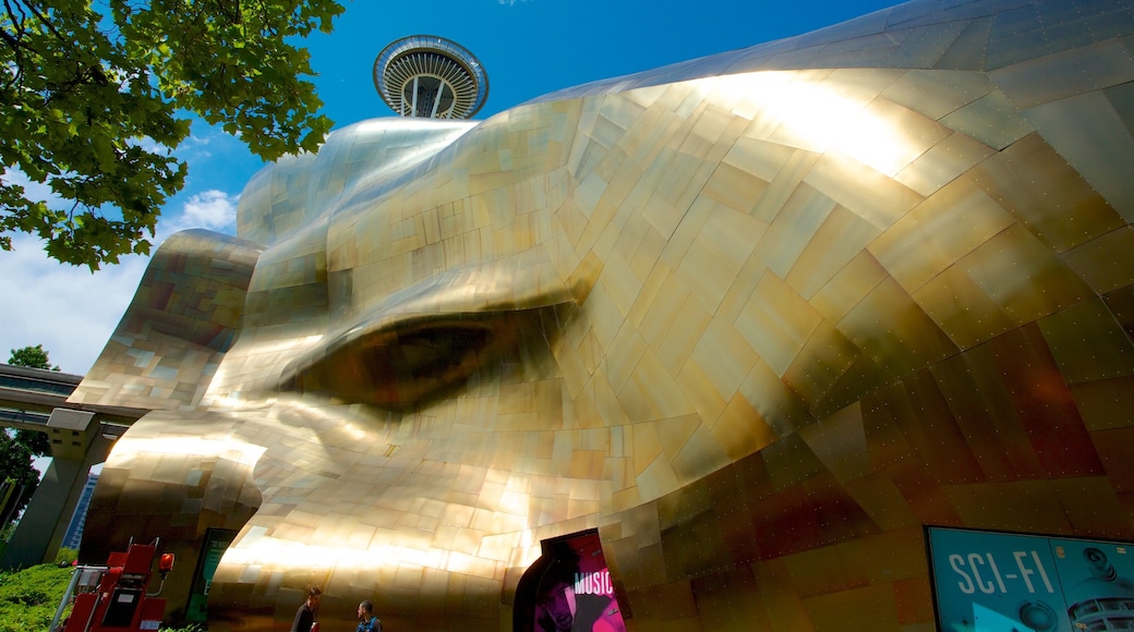 Seattle Center showing modern architecture