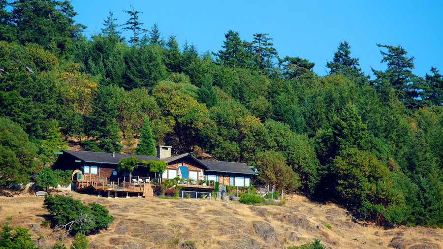 Lime Kiln Point State Park showing a house and forests
