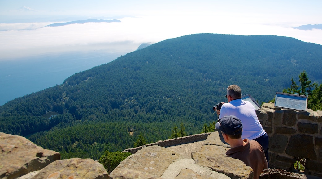 Orcas Island som visar landskap, berg och utsikter