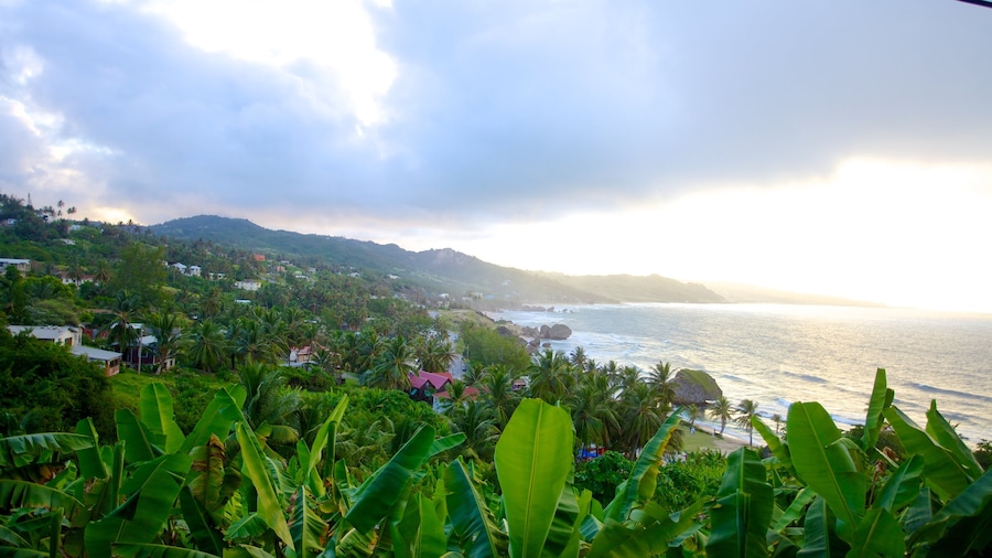 Bathsheba featuring landscape views, general coastal views and a coastal town