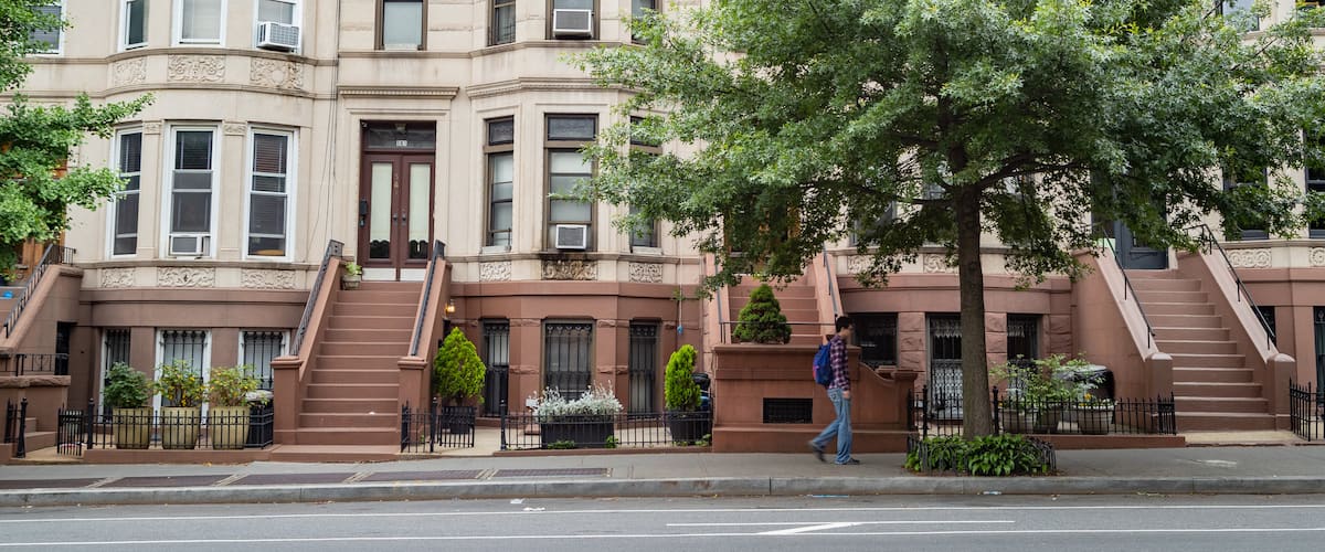 Park Slope featuring street scenes