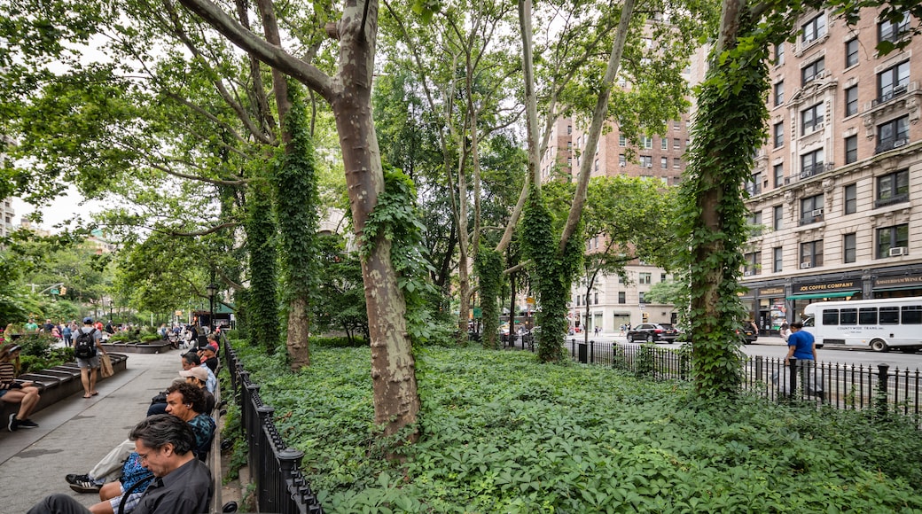 Upper West Side showing a garden