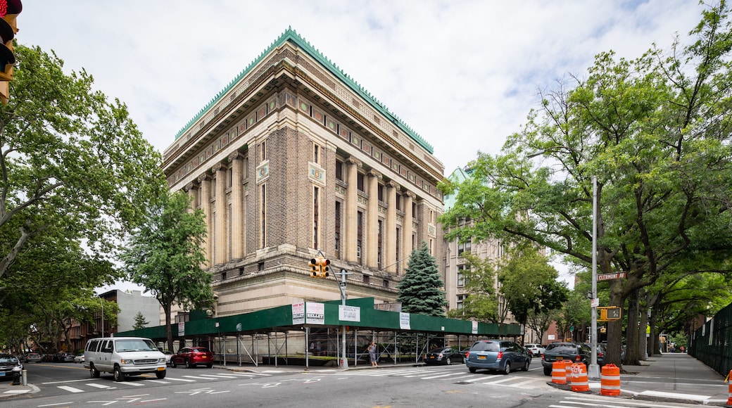 Brooklyn Masonic Temple which includes a city and heritage architecture