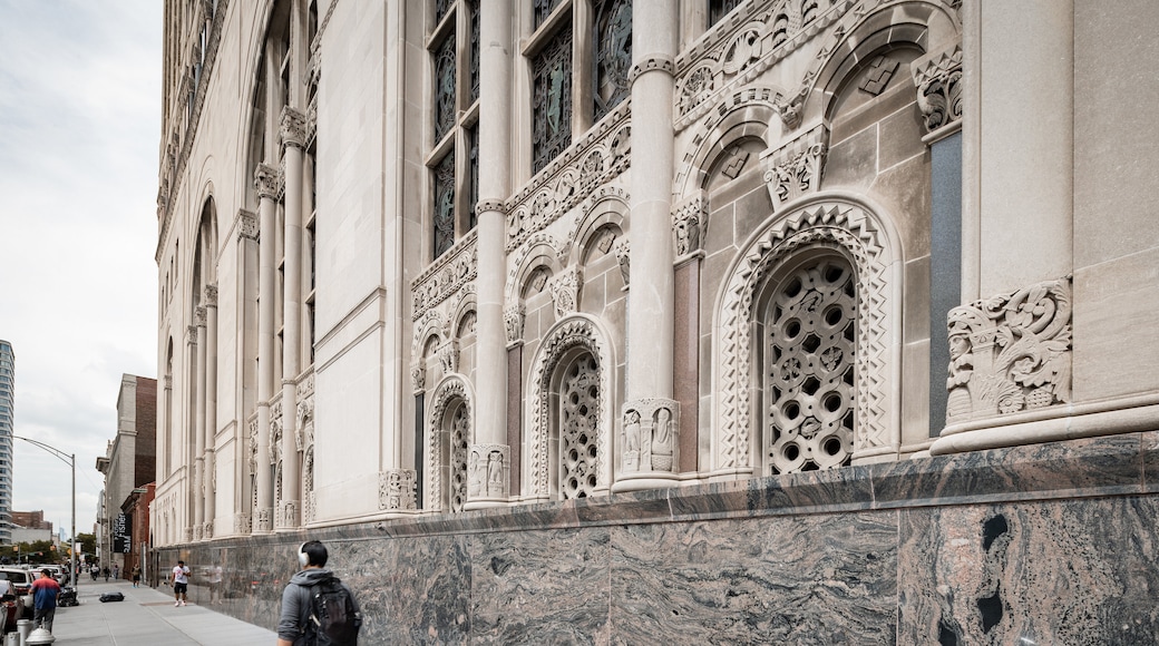 Williamsburgh Savings Bank Tower which includes street scenes, heritage elements and a city