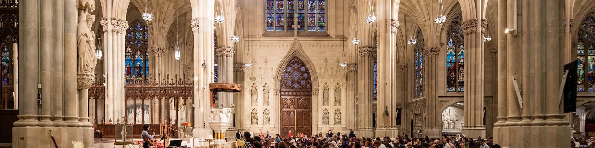 St Patrick\'s Old Cathedral featuring heritage elements, a church or cathedral and interior views
