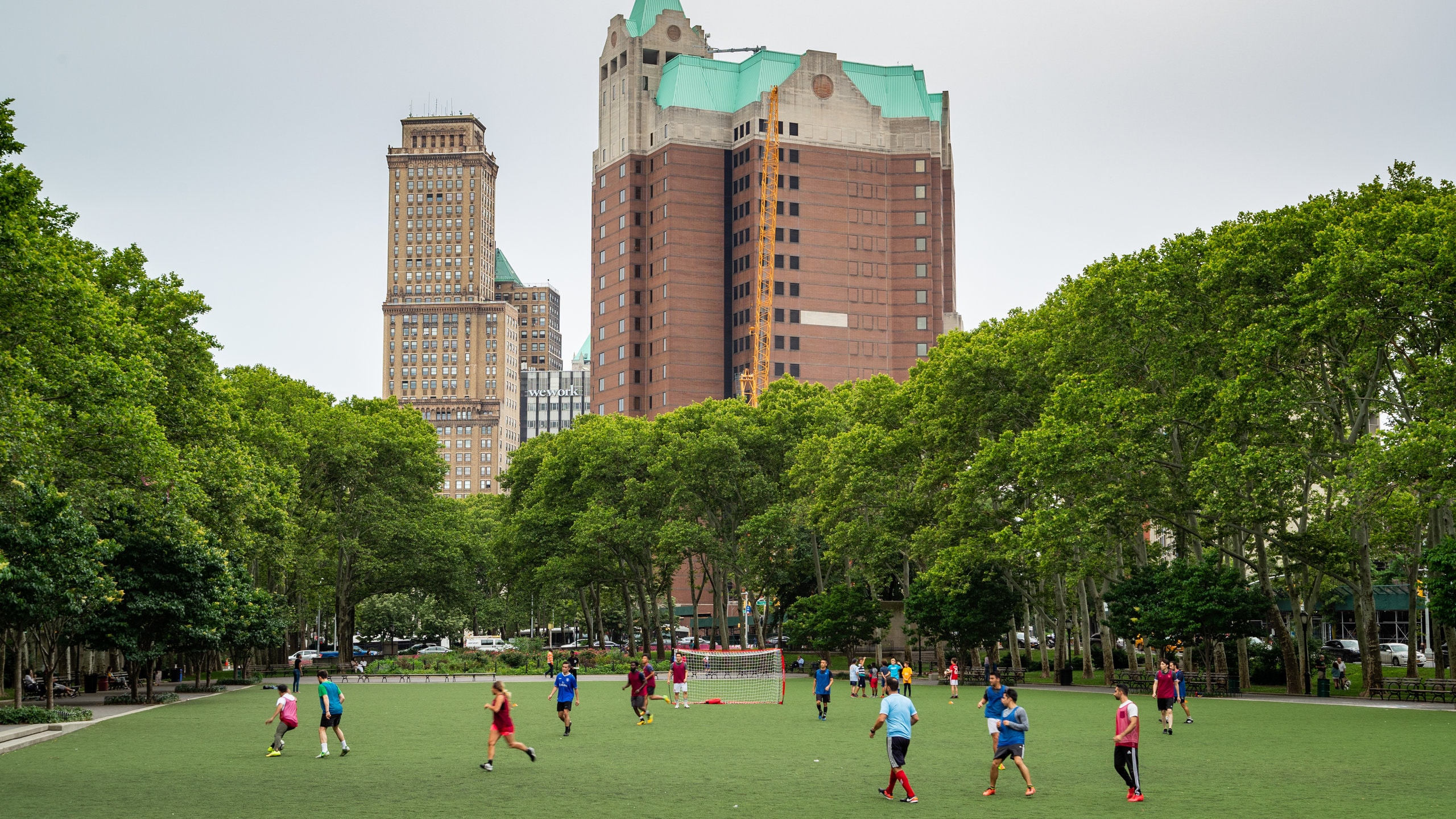 Cadman Plaza Park, New York holiday holiday houses