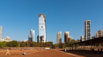 Shivaji Park which includes a sporting event and a high rise building