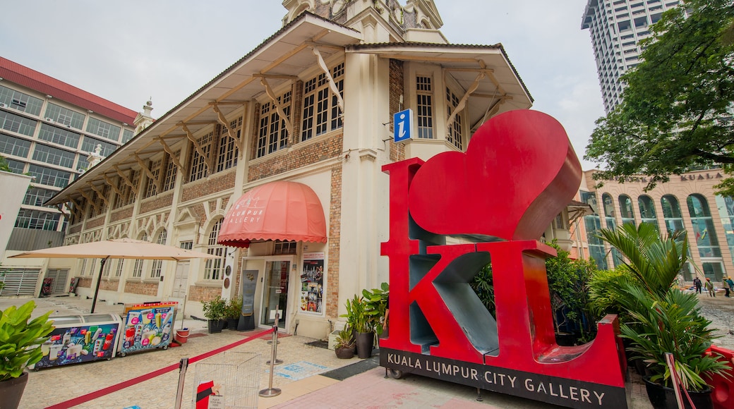 Kuala Lumpur City Gallery featuring signage