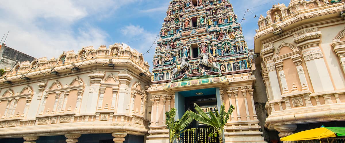 Sri Maha Mariamman Temple featuring heritage architecture