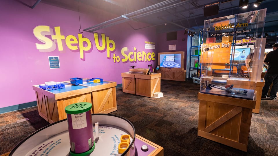 Children\'s Museum of Atlanta showing signage and interior views