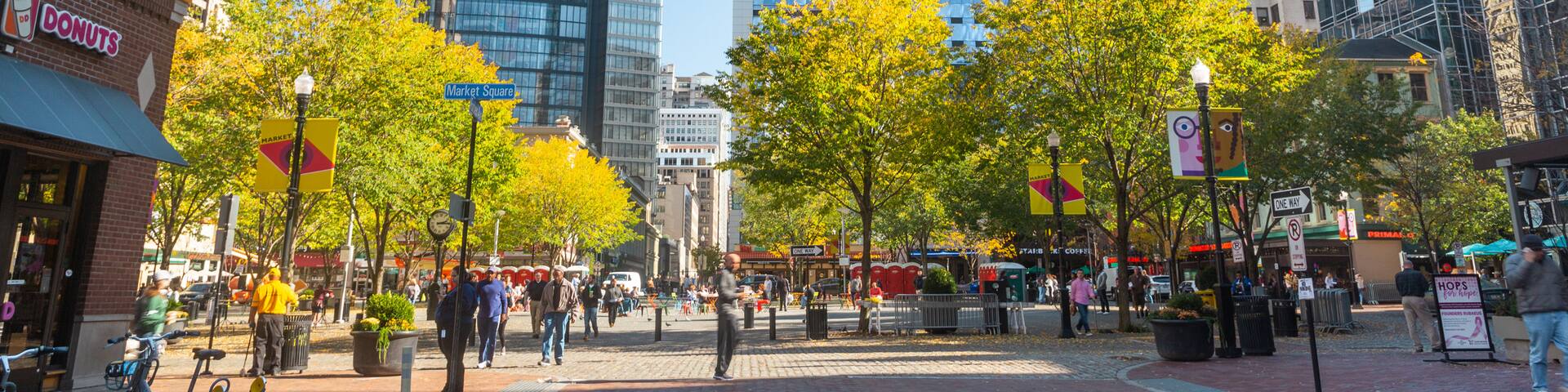 Market Square featuring a city